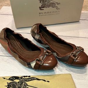 Burberry Porsum Ballerina shoes NIB